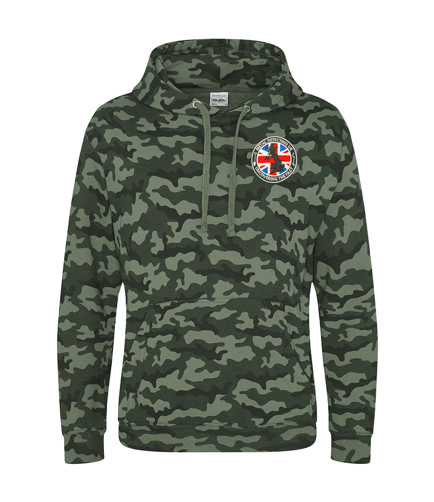 MDUK Embroidered Camo Hoodie (30° Wash)