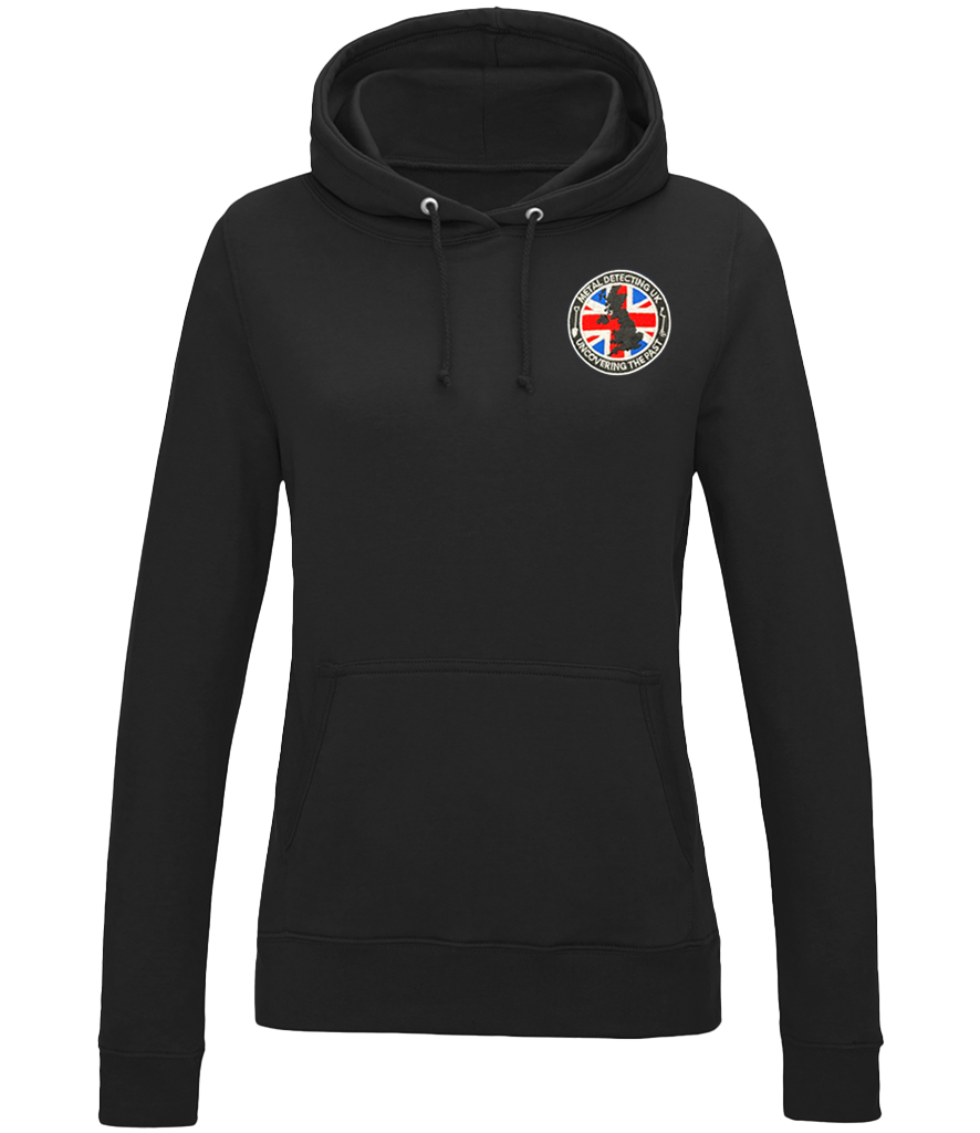 Ladies Fit MDUK Embroidered College Hoodie (30° Wash)