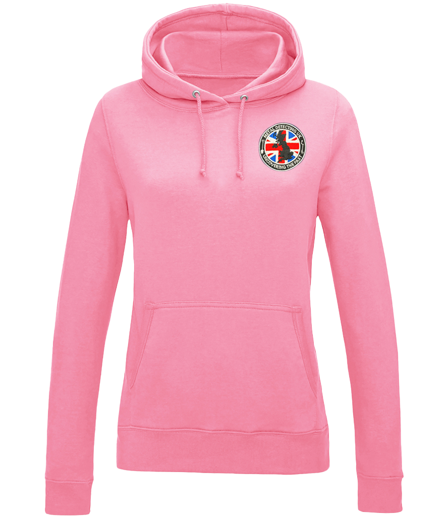 Ladies Fit MDUK Embroidered College Hoodie (30° Wash)