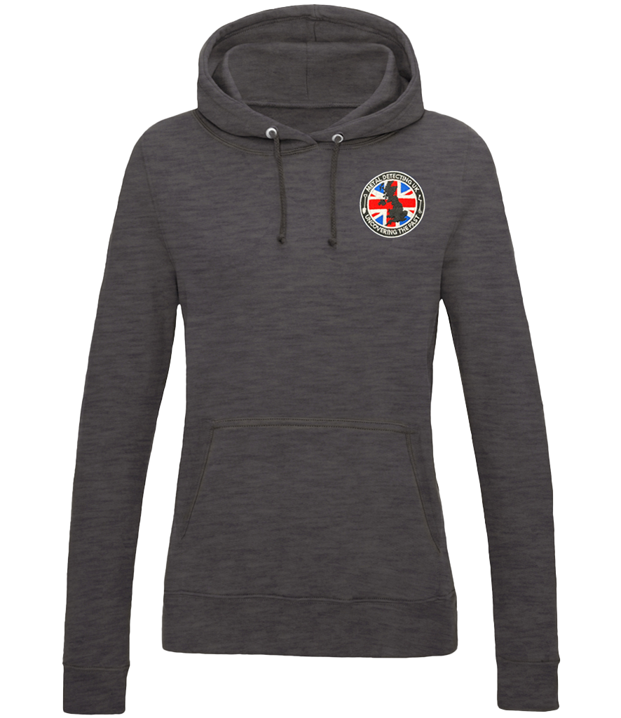 Ladies Fit MDUK Embroidered College Hoodie (30° Wash)