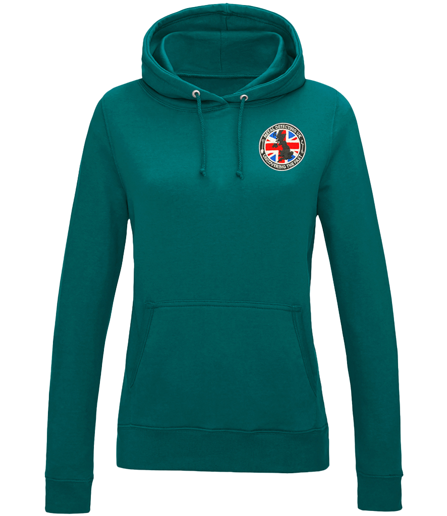 Ladies Fit MDUK Embroidered College Hoodie (30° Wash)