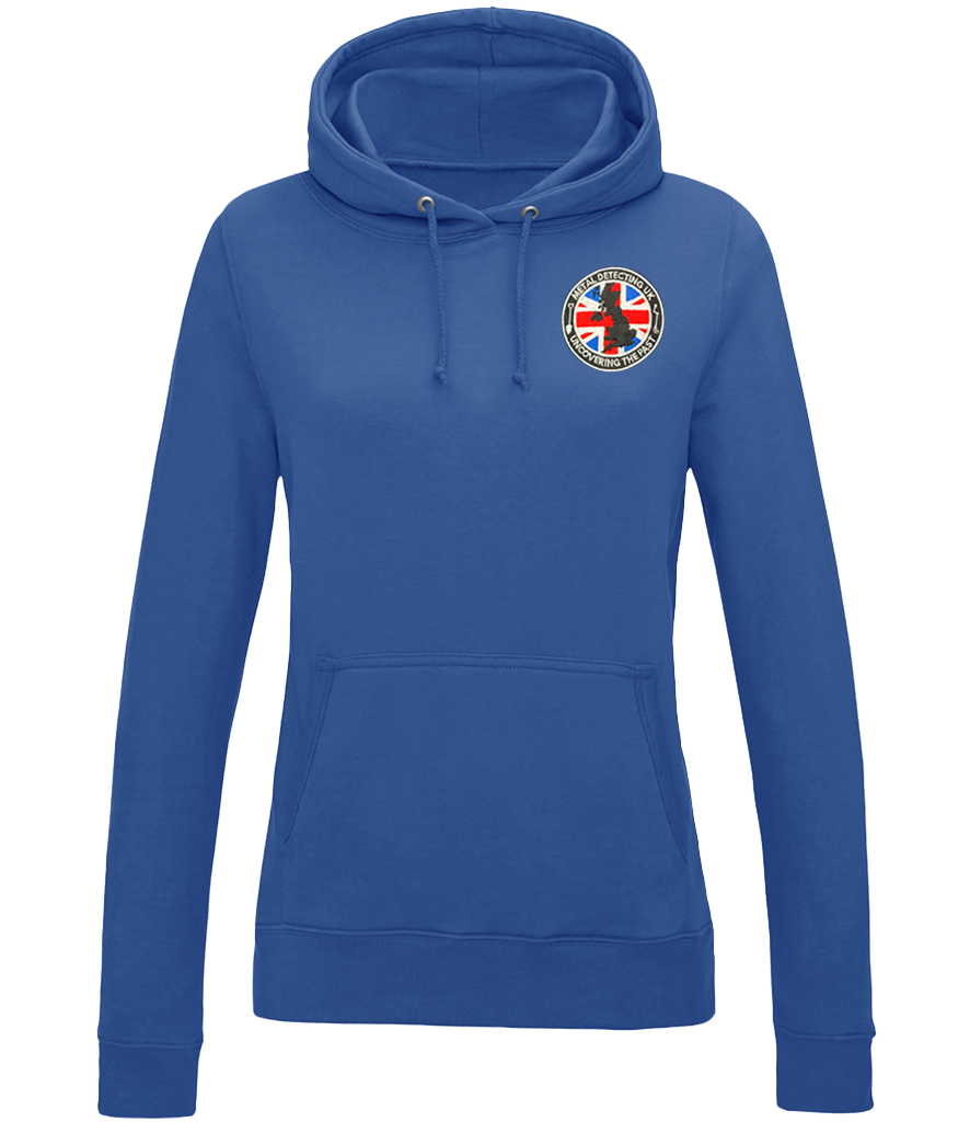 Ladies Fit MDUK Embroidered College Hoodie (30° Wash)