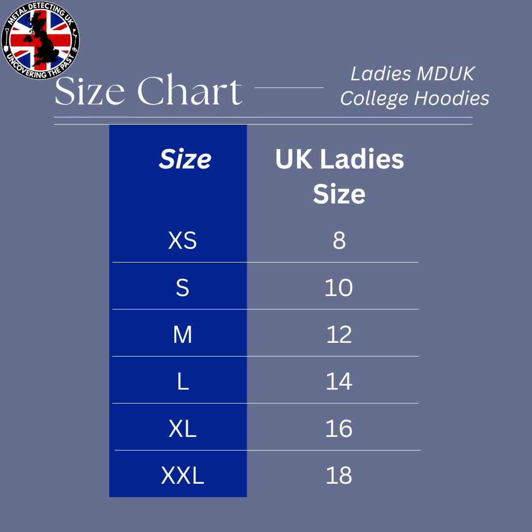 Ladies Fit MDUK Embroidered College Hoodie (30° Wash)