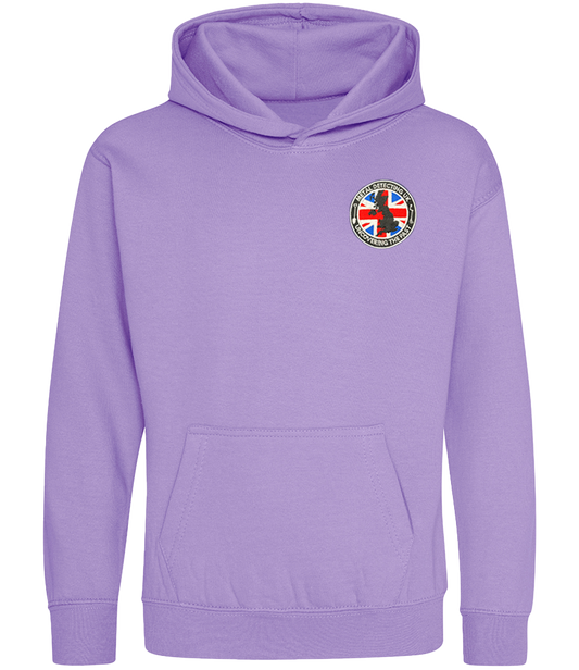 MDUK Embroidered Kids College Hoodie (30° Wash)