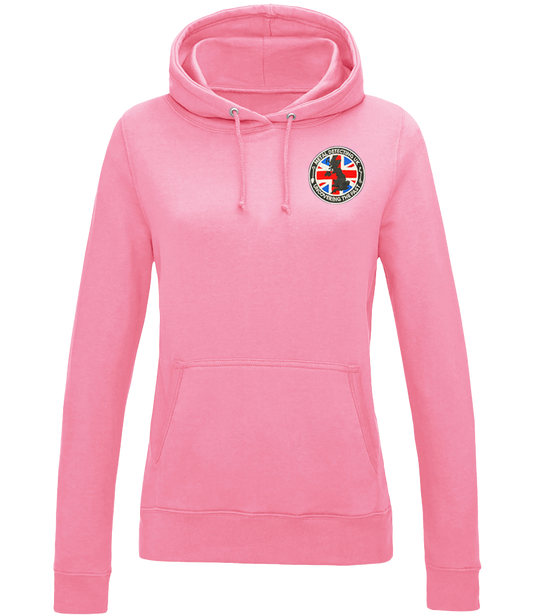 Ladies Fit MDUK Embroidered College Hoodie (30° Wash)
