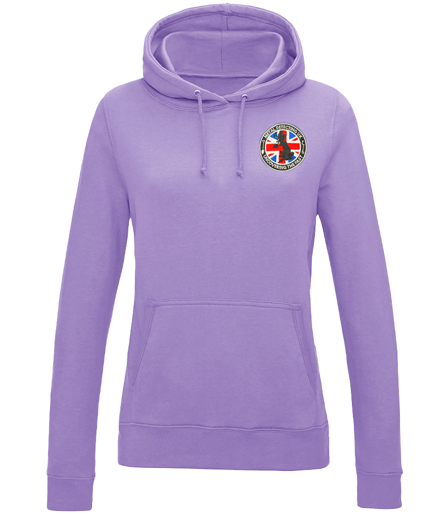 Ladies Fit MDUK Embroidered College Hoodie (30° Wash)