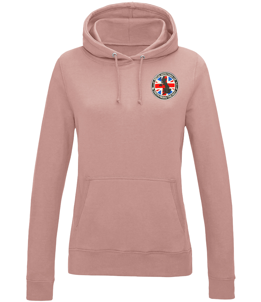 Ladies Fit MDUK Embroidered College Hoodie (30° Wash)