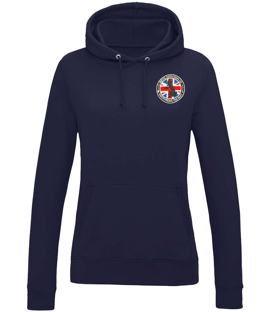 Ladies Fit MDUK Embroidered College Hoodie (30° Wash)