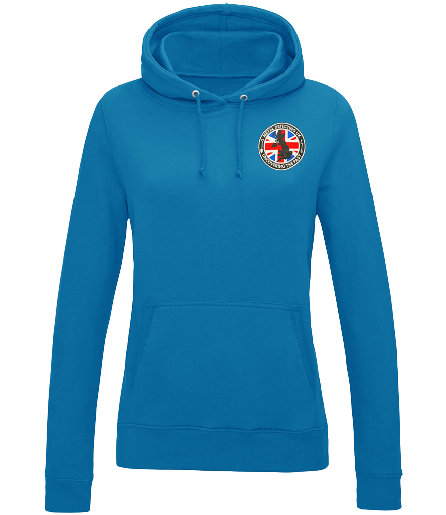 Ladies Fit MDUK Embroidered College Hoodie (30° Wash)